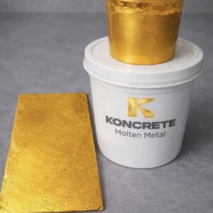 Microcimento Koncrete Molten Metal - Dourado 1,2kg